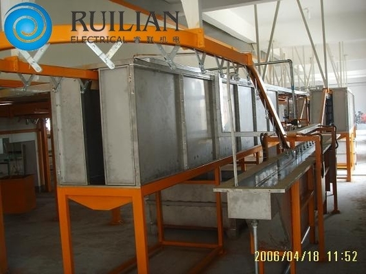 120KW معدات الطلاء بالرش تعليق نقل الغمس والتجفيف خط الإنتاج