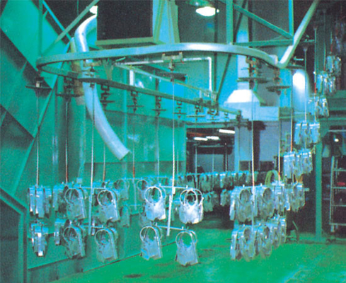 120KW معدات الطلاء بالرش الألومنيوم خط طلاء أجزاء 15m / Min