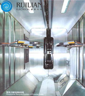 نظام RUILIAN لاستعادة بقايا معدات الطلاء بالرش في كابينة الرش 120KW
