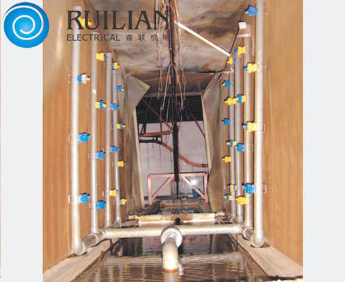 تعليق خط إنتاج رش رش الماء المتوسط ​​5KW